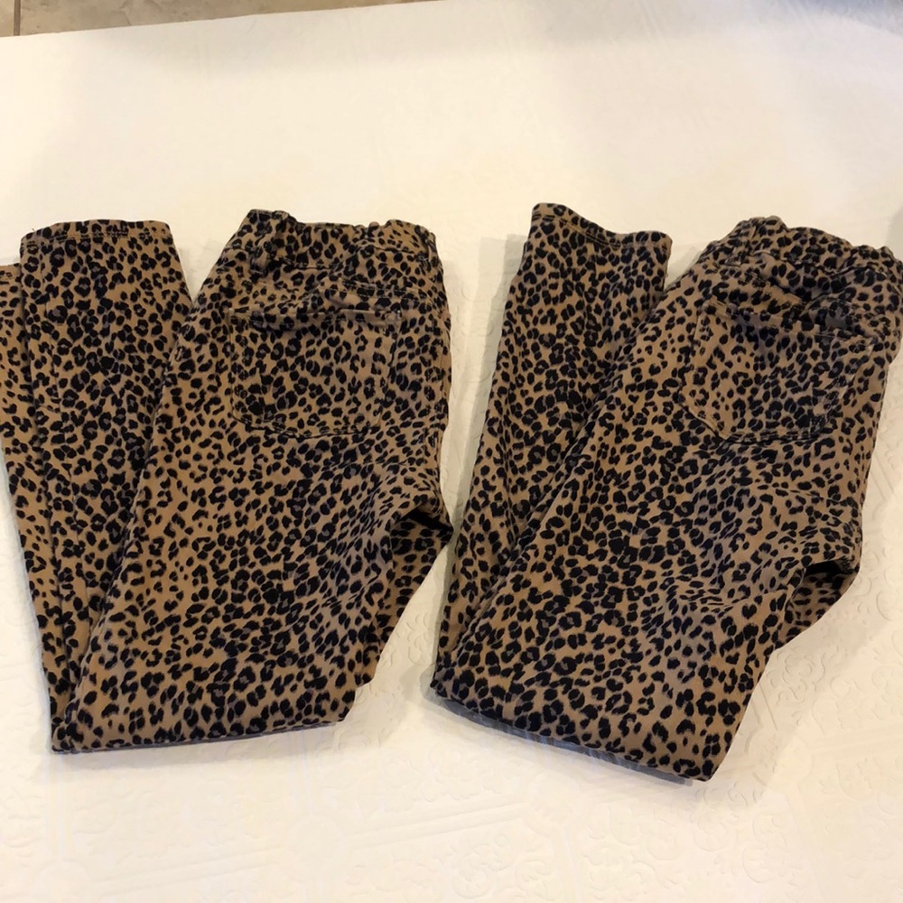 Gorgeous girls old navy jegging cheetah size 10
